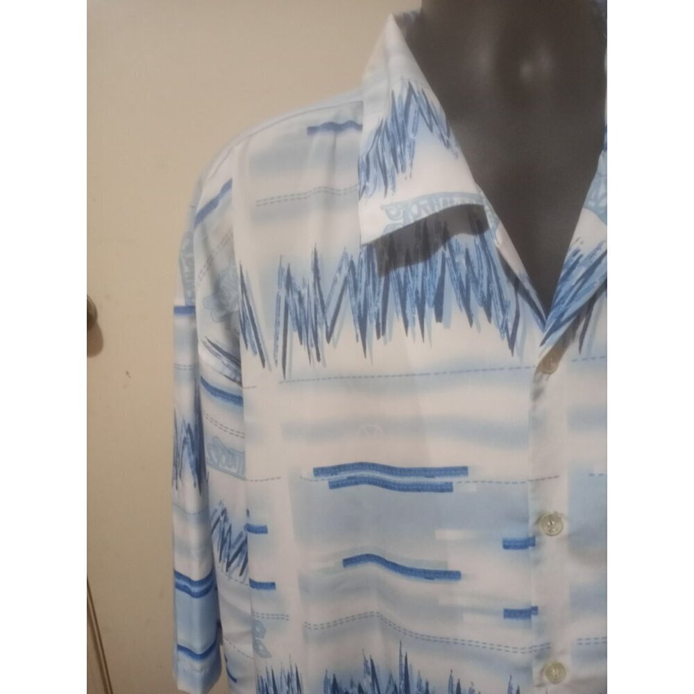 VTG Southpole Shirt Mens 3XL Blue Short Sleeve Graphic Print Hip Hop Baggy Y2K - Picture 11 of 12